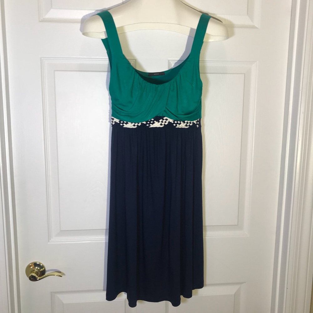 Sleeveless Colorblock Dress